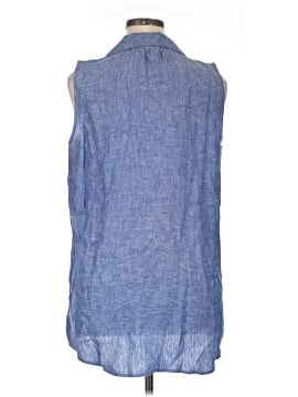 Lands' End Sleeveless Button-Down Shirt (view 2)