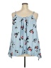 Torrid 100% Rayon Blue Sleeveless Blouse Size 2X Plus (2) - photo 2