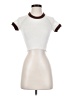 Out From Under Ivory Short Sleeve Turtleneck Size XS - photo 1