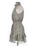 Olivia Grey 100% Polyester Animal Print Gray Casual Dress Size S - photo 5