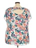 Torrid Floral Pink Sleeveless Blouse Size 3X Plus (3) - photo 2