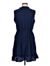 Unbranded 100% Polyester Solid Blue Casual Dress Size L - photo 1