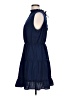 Unbranded 100% Polyester Solid Blue Casual Dress Size L - photo 5