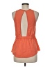 RD Style 100% Polyester Orange Sleeveless Blouse Size M - photo 2