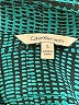 CALVIN KLEIN JEANS 100% Polyester Teal Long Sleeve Blouse Size S - photo 7