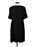 Flounce Solid Black Casual Dress Size 12 - photo 2