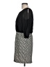 Iz Byer Chevron-herringbone Black Casual Dress Size L - photo 5