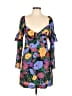 FARM Rio 100% Viscose Floral Multi Color Purple Cocktail Dress Size L - photo 1