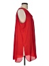Adrienne Vittadini 100% Polyester Red Sleeveless Blouse Size L - photo 4