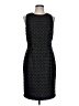 Calvin Klein 100% Polyester Tweed Black Cocktail Dress Size 10 - photo 1
