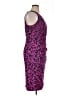JS Collections Animal Print Purple Cocktail Dress Size 14 - photo 4