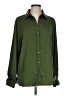 PREMISE 100% Polyester Solid Green Long Sleeve Blouse Size L - photo 1