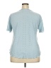 Unbranded Blue Short Sleeve Blouse Size XXL - photo 2