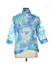 All Hours Print Blue 3/4 Sleeve Blouse Size XXL (estimated) - photo 2