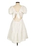Japna 100% Cotton Solid Ivory Casual Dress Size L - photo 2