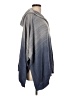 Carbon2Cobalt 100% Cotton Gray Poncho Size L - photo 4