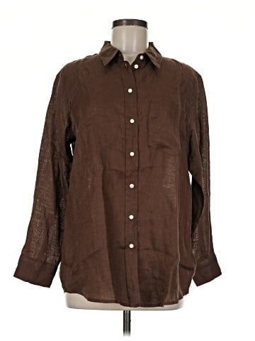 Gap Long Sleeve Button-Down Shirt (view 1)