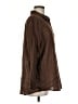 Gap 100% Linen Brown Long Sleeve Button-Down Shirt Size Med Petite - photo 4