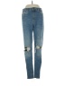 Zara Basic Hearts Blue Jeans Size 4 - photo 1