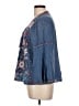 Johnny Was Blue 3/4 Sleeve Blouse Size L - photo 5