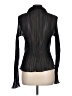 Topshop 100% Polyester Black Long Sleeve Blouse Size 10 - photo 2