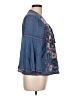 Johnny Was Blue 3/4 Sleeve Blouse Size L - photo 4