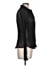 Topshop 100% Polyester Black Long Sleeve Blouse Size 10 - photo 4