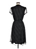 MSK 100% Polyester Polka Dots Black Casual Dress Size 8 - photo 2