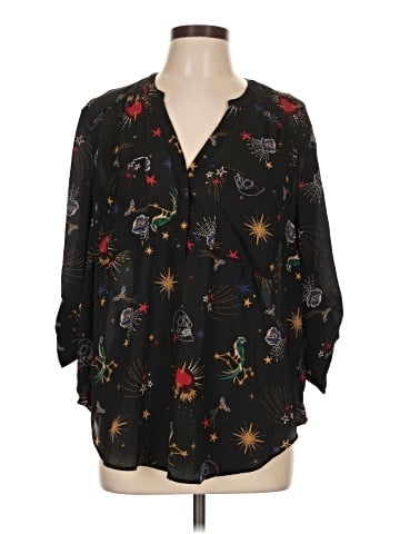 Torrid 3/4 Sleeve Blouse (view 1)