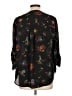 Torrid 100% Polyester Stars Black 3/4 Sleeve Blouse Size Lg Plus (0) - photo 2