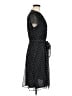 MSK 100% Polyester Polka Dots Black Casual Dress Size 8 - photo 4