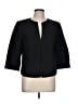 Coldwater Creek 100% Cotton Black Blazer Size 12 (petite) - photo 1