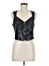 7 For All Mankind 100% Polyurethane Black Vest Size M - photo 1