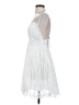 Zara 100% Polyester White Cocktail Dress Size S - photo 5