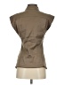 FRAME Tan Sleeveless Button-Down Shirt Size XS - photo 2