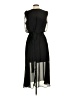 Bisou Bisou 100% Polyester Solid Black Casual Dress Size 10 - photo 2