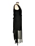 Bisou Bisou 100% Polyester Solid Black Casual Dress Size 10 - photo 4