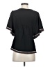 Octavia Black Short Sleeve Blouse Size S - photo 2