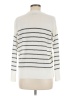 Ann Taylor LOFT 100% Acrylic Stripes White Pullover Sweater Size M - photo 2