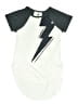 Tea 100% Cotton Ivory Gray Short Sleeve Henley Size 8 - photo 1