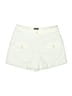 Express 100% Cotton Paisley Ivory Shorts Size 2 - photo 1