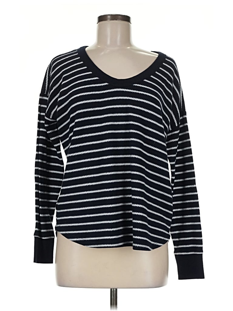Pre-owned Lou & Grey Pullover Sweater In Black