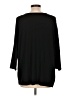J.Jill 100% Polyester Floral Black 3/4 Sleeve T-Shirt Size L - photo 2