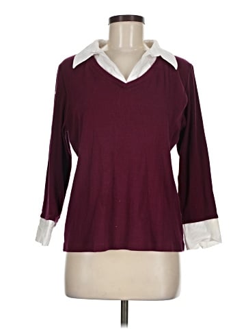 Karen Scott 3/4 Sleeve Top (view 1)