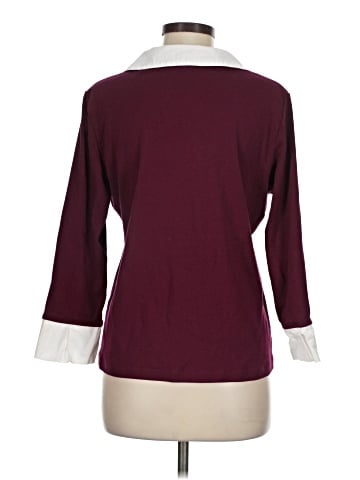 Karen Scott 3/4 Sleeve Top (view 2)