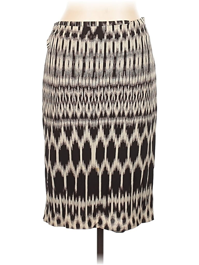 Pre-owned Nicole Miller Casual Skirt In Ivory