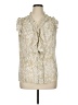 AK Anne Klein 100% Polyester Ivory Sleeveless Blouse Size 16 - photo 1