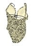 Upstream Chevron-herringbone Ivory One Piece Swimsuit Size 10 - photo 2