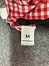 Unbranded 100% Polyester Checkered-gingham Red Long Sleeve Blouse Size M - photo 8