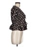 Assorted Brands Brown Short Sleeve Blouse Size M (estimated) - photo 4